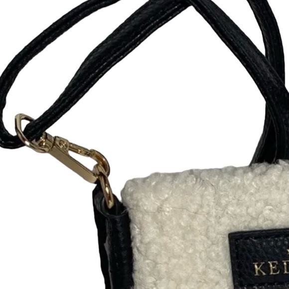 Kedzie Fireside Collection Smartphone Crossbody Purse Bag Pouch Sherpa - Picture 6 of 12